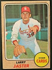 Larry Jaster #117 Baseball Cards 1968 Topps Milton Bradley Prices