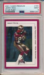 Jerry Rice [Star Ruby] Football Cards 2001 Fleer Premium Prices
