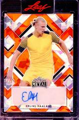 Erling Haaland [Orange Crystal] Soccer Cards 2022 Leaf Metal Autographs Prices