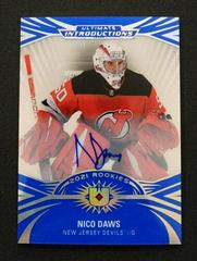 Nico Daws Hockey Cards 2021 Ultimate Collection Introductions Autographs Prices