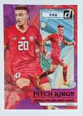 Sergej Milinkovic Savic [Purple] Soccer Cards 2022 Panini Donruss Pitch Kings Prices