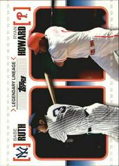 Babe Ruth, Ryan Howard #LL45 Baseball Cards 2010 Topps Legendary Lineage Prices