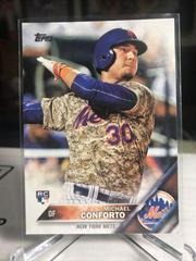 Michael Conforto [Camo Jersey] #232 Baseball Cards 2016 Topps Prices
