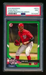 Juan Soto [Green] Baseball Cards 2018 Bowman Paper Prospects Prices