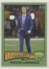 Trevor Lawrence [Green] #16 Football Cards 2021 Topps X Trevor Lawrence Prices