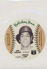 Jose Cardenal Baseball Cards 1977 Holiday Inn Discs Prices