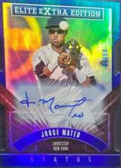 Jorge Mateo [Aspirations Die Cut Signature] #163 Baseball Cards 2015 Panini Elite Extra Edition Prices