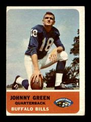 Johnny Green #13 Football Cards 1962 Fleer Prices