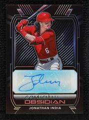 Jonathan India #O-JI Baseball Cards 2021 Panini Chronicles Obsidian Autographs Prices