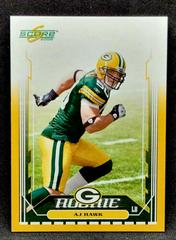 A.J. Hawk [Gold] #373 Football Cards 2006 Panini Score Prices