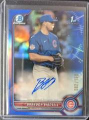 Brandon Birdsell [Blue] Baseball Cards 2022 Bowman Draft Chrome Autographs Prices