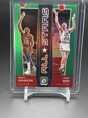 Larry Bird, Magic Johnson [Green] #13 Basketball Cards 2021 Panini Donruss Optic All Stars Prices