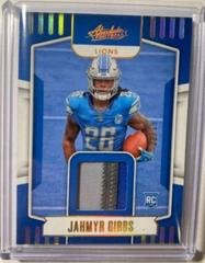 Jahmyr Gibbs [Gold] #ARM-6 Football Cards 2023 Panini Absolute Rookie Materials Prices