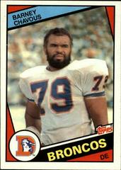 Barney Chavous #62 Football Cards 1984 Topps Prices
