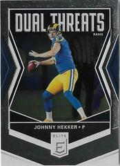 Johnny Hekker #DT-3 Football Cards 2019 Donruss Elite Dual Threats Prices