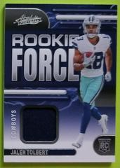Jalen Tolbert Football Cards 2022 Panini Absolute Rookie Force Prices