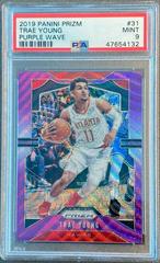 Trae Young [Purple Wave] Basketball Cards 2019 Panini Prizm Prices