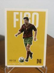 Luis Figo [Gold] #20 Soccer Cards 2017 Panini Nobility Prices