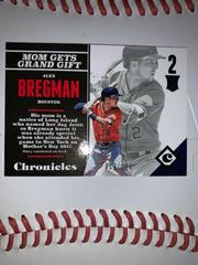 Alex Bregman [Green] #105 Baseball Cards 2017 Panini Chronicles Prices