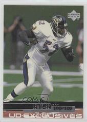 Ray Lewis [Exclusives Silver] Football Cards 1999 Upper Deck Prices