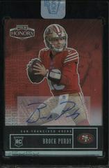 Brock Purdy [Signature Red] #82 Football Cards 2022 Panini Honors Prices