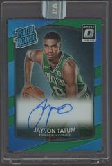 Jayson Tatum [Autograph Premium Box] #198 Basketball Cards 2017 Panini Donruss Optic Prices