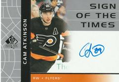 Cam Atkinson #SOTT-AT Hockey Cards 2022 SP Authentic Sign of the Times Prices
