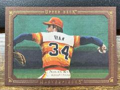 Nolan Ryan [Framed Gold] #102 Baseball Cards 2008 Upper Deck Masterpieces Prices