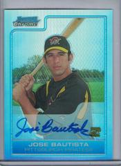 Jose Bautista [Refractor Autograph] Baseball Cards 2006 Bowman Chrome Prospects Prices