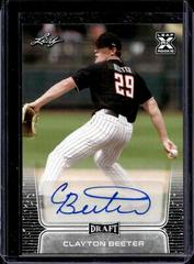 Clayton Beeter [Retail] Baseball Cards 2020 Leaf Draft Autographs Prices