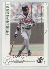 Chipper Jones #61 Baseball Cards 2002 Topps Ten Prices