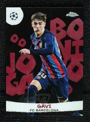 Gavi [Black] Soccer Cards 2022 Topps Chrome UEFA Club Competitions Joga Bonito Prices
