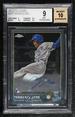 Terrance Gore Baseball Cards 2015 Topps Chrome Autograph Rookies Prices