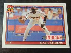 Reggie Jefferson #60T Baseball Cards 1991 Topps Traded Prices