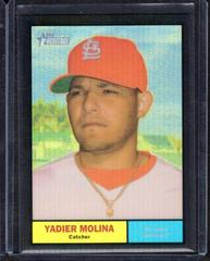 Yadier Molina [Black Refractor] Baseball Cards 2010 Topps Heritage Chrome Prices