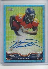 Montee Ball [Running Blue Wave Refractor] #11 Football Cards 2013 Topps Chrome Prices
