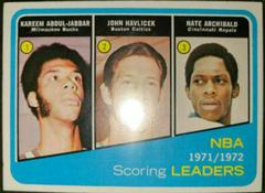 NBA Scoring Leaders Basketball Cards 1972 Topps Prices