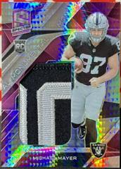 Michael Mayer [Pink Neon Patch Autograph] #226 Football Cards 2023 Panini Spectra Prices