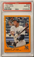 Derek Jeter [Orange] #373 Baseball Cards 2013 Topps Prices