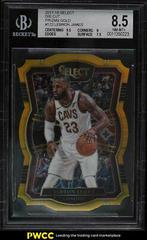 LeBron James [Die Cut Gold Prizm] #122 Basketball Cards 2017 Panini Select Prices