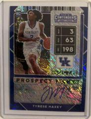 Tyrese Maxey [Blue Shimmer Autograph] #68 Basketball Cards 2020 Panini Contenders Draft Picks Prices