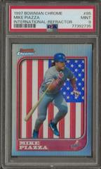 Mike Piazza [Refractor] #85 Baseball Cards 1997 Bowman Chrome International Prices