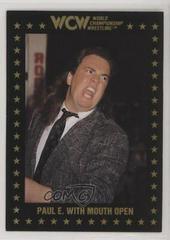 Paul E. with Mouth Open Wrestling Cards 1991 Championship Marketing WCW Prices