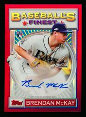 Brendan McKay [Red Refractor] Baseball Cards 2020 Topps Finest Flashbacks Autographs Prices