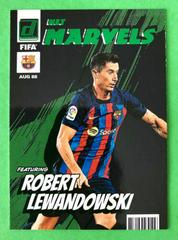 Robert Lewandowski [Green] Soccer Cards 2022 Panini Donruss Net Marvels Prices