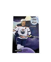 Connor McDavid [Blue] Hockey Cards 2022 Upper Deck Synergy Light Up The Night Prices