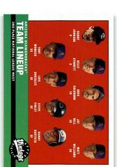 Arizona Diamondbacks [Team Lineup] #230 Baseball Cards 2001 Upper Deck Vintage Prices