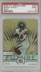 Roddy White [Gold] #294 Football Cards 2005 Upper Deck Reflections Prices