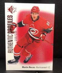 Martin Necas [Red] Hockey Cards 2021 SP Authentic Profiles Prices