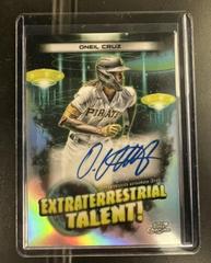 Oneil Cruz #ETA-OC Baseball Cards 2023 Topps Cosmic Chrome Extraterrestrial Talent Autographs Prices